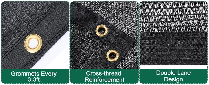Garden 70% Shade Cloth, Resistant Sun Shade Net 10x20FT Mesh Tarp With HDPE Material And Reinforced Grommets Shade Trap For Greenhouse, Plant, Pergola, And Backyard Patio Sunshade 0