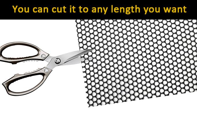 Chicken Wire Fencing Mesh Plastic With Zip Ties, 1.3×10FT Garden Netting For Moss Poles, Plastic Chicken Wire For Poultry Rabbit Fencing,Crafts,DIY - Black 2