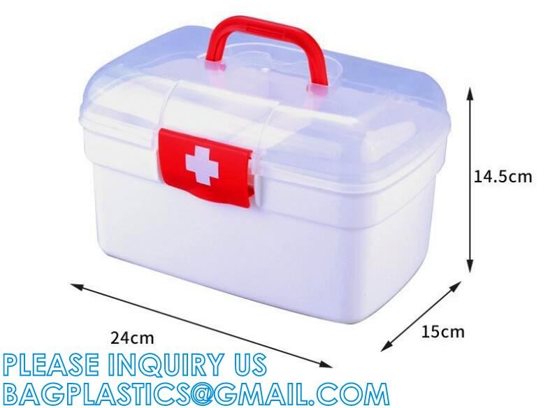 First Aid Kit Storage Containers Medicine Box Organizer, Cabinet ...