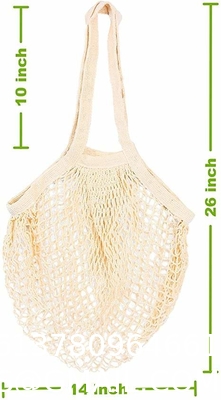 Organic Cotton String Washable Market Bag | Mesh Produce Bag, Fruits Vegetable Net Bag, Eco Net Bag