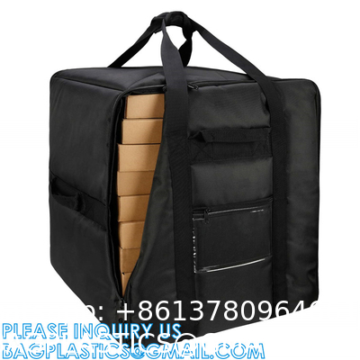 Pizza Carrier Insulated Bags, Food Delivery Bag, Ice Cooling Thermal Thermo Lunch Bag With Logo, Takeaway