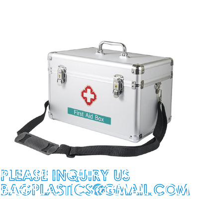 First Aid Kit Storage Containers Medicine Box Organizer, Cabinet, Medicine Supplies Bin, Emergency Tool Set