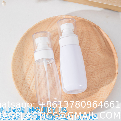 Trigger Spray bottle, Skincare PET Bottle Cosmetic Packaging 60ml 80ml Pump Empty Spray Bottle Pump Bottle
