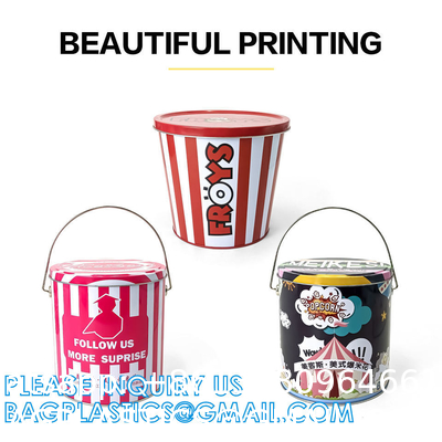 Coffee Tea Tin, Aluminum Can, POP Can, Cookie, Biscuit Candy Tin, Gift Storage Container, Popcorn Beer Bucket