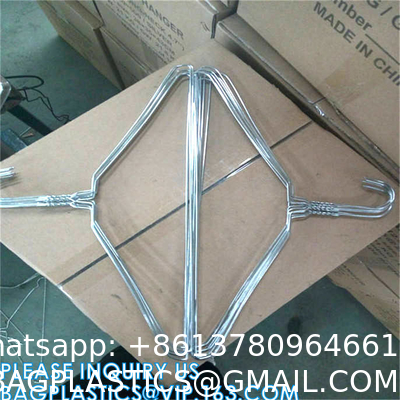 Laundry Hanger, Metal Wire Hanger Disposable Galvanized Coat Hanger White Hanger Used For Clothes Manufacturer