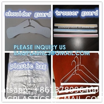 Shoulder Guard, Dry Cleaner Supplies 16inch Paper Trouser Guard, Laundry Supplies Garment Cover Bags, Wire Hanger
