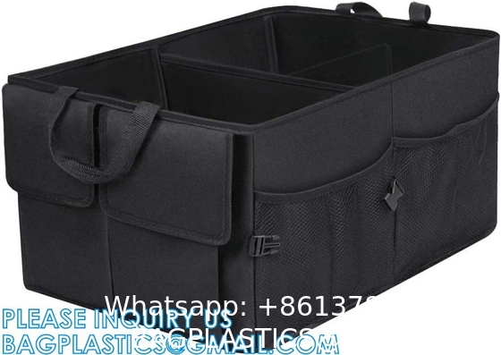 Car Trunk Organzier For Suv, Car Organziers And Storage With 6 Big Pocket, Car Accessories For Women/Men