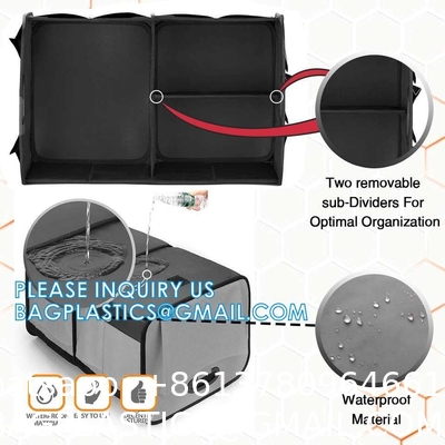Car Trunk Organzier For Suv, Car Organziers And Storage With 6 Big Pocket, Car Accessories For Women/Men