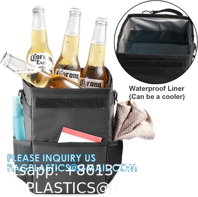 Car Trash Bags, Garbage Bag Hanging Detachable Bag for Car Trash Bag Hanging Back Seat Car Bag for Outdoor