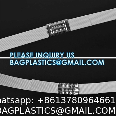 Straps Metal Clips, Pet Strap Packing Belt PET Packing Band Roll Straps Plastic Steel Buckle, Packaging Seals