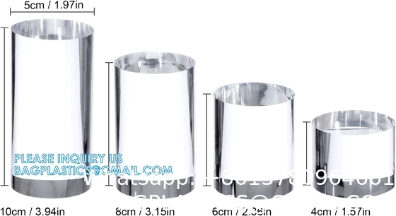 Clear Polished Acrylic Cube Cylinder, Square Display Block, Jewelry Display Holder Base Stands, Crafts Closet Show