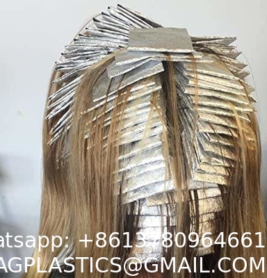 Premium Quality Custom Hair Dressing Coloring Aluminum Embossed Hair Foil Sheets Colored Foil For Hair 10-30M