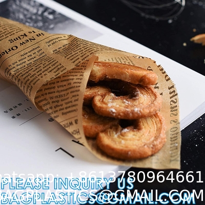 Unbleached Deli Wax Paper Sheets For Food, Basket Liners Food Picnic Paper Sheets Greaseproof Deli Wrapping