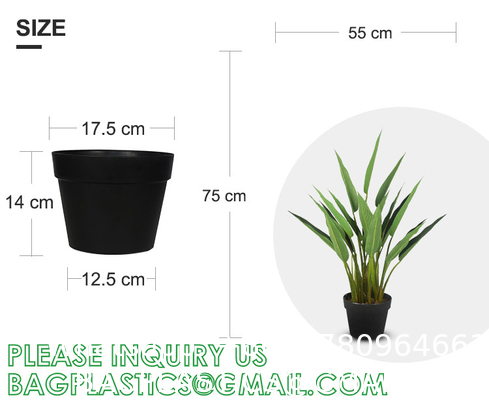 Artificial Bird of Paradise Plants 6 Ft Fake Tropical Palm Tree with Trunks in Pot and Woven Seagrass Belly Basket