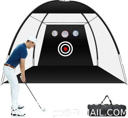 Golf Hitting Cage Practice Aid For Outdoor, Golf Practice Net, Hitting Aids Nets, Portable Golf Impact Nets Cages