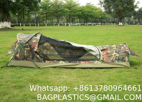 Ultralight Camping Tent, Ultralight Single Person Bivy Tent for Camp Waterproof 1 Man Tent Camping Hiking Backpack