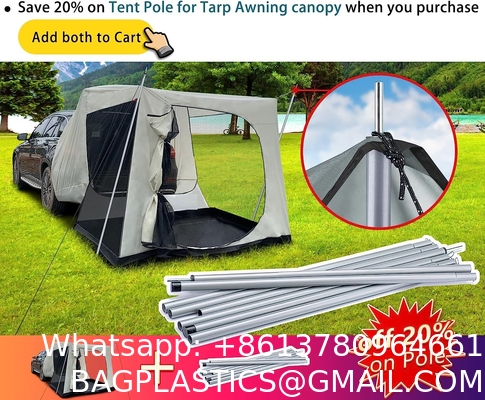 SUV Car Tent, Tailgate Shade Awning Tent for Camping, Vehicle SUV Tent Car Camping Tents for Outdoor Travel