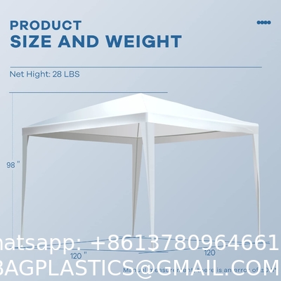 Show Canopy Tent, Stable Pop up Outdoor Canopy Tent, Gazebo Tent with Mosquito Netting Outdoor Canopy Shelter