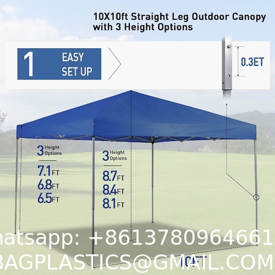 Show Canopy Tent, Stable Pop up Outdoor Canopy Tent, Gazebo Tent with Mosquito Netting Outdoor Canopy Shelter