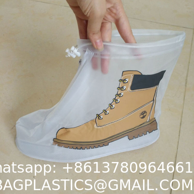 Waterproof Plastic High Heel Boots Rain Shoes Cover For Rain,  ankle Boot Foldable Waterproof Rain Shoes covers