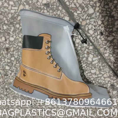 Waterproof Plastic High Heel Boots Rain Shoes Cover For Rain,  ankle Boot Foldable Waterproof Rain Shoes covers