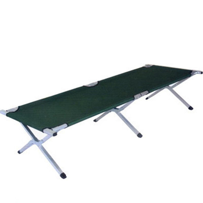 Outdoor Camping Travel Portable Foldable Steel Camping Bed Frame, Office Nap, Beach Vocation and Home Lounging