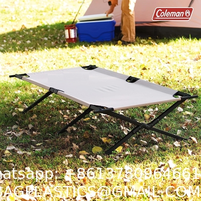 Outdoor Camping Travel Portable Foldable Steel Camping Bed Frame, Office Nap, Beach Vocation and Home Lounging