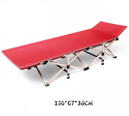 Oxford Folding Steel Camp Emergency Beds Cot olding Bed, Camping Cot Bed Foldable Customized 600D Polyester Fabric
