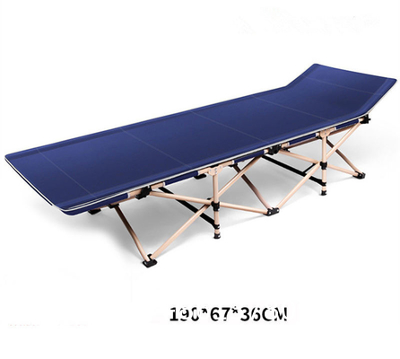 Oxford Folding Steel Camp Emergency Beds Cot olding Bed, Camping Cot Bed Foldable Customized 600D Polyester Fabric