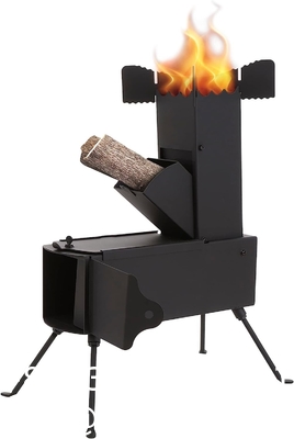 Camping Firewood Stove, Cast Iron Outdoor Wood Burning Stove Portable Detachable Camp Stoves, Accessories Outdoor