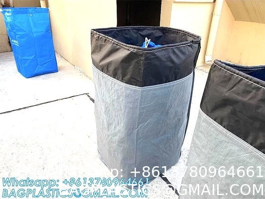 Drawstring Moving Bags, Jumbo Extra Large Heavy Duty Handles Wrap Storage Bags Moving Totes Storage Totes Zippered