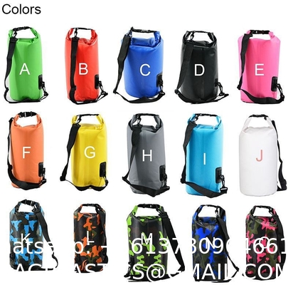 Personzliaed Logo Waterproof Dry Bag PVC Backpack Ocean Pack, Kayaking Boating Canoeing Swimming Hiking Camping