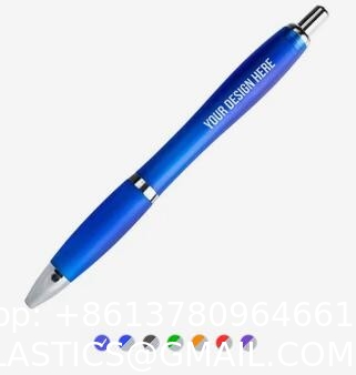 Custom Pencils, Personalized Pens With Stylus- Custom Metallic Printed Name Pens Black Ink - Imprinted With Logo