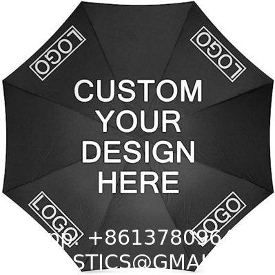 Custom Umbrellas Design Your Own Add Logo Image Personalized Design Sun/Rain All Weather Folding Foldable Umbrella