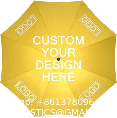 Custom Umbrellas Design Your Own Add Logo Image Personalized Design Sun/Rain All Weather Folding Foldable Umbrella