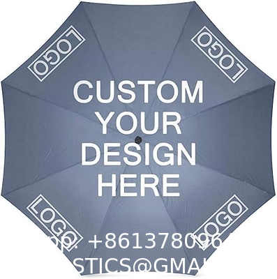 Custom Umbrellas Design Your Own Add Logo Image Personalized Design Sun/Rain All Weather Folding Foldable Umbrella