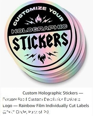 Custom Stickers Your Design Here Business 120 Pcs Rounded Square Kids Personalized Gifts Packaging, Wedding