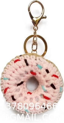 Crochet Plush Keychain - Keychain Accessory Handmade Bag Charm Key Chain Car Keyring Charm Handbag Bag Purse Pendant