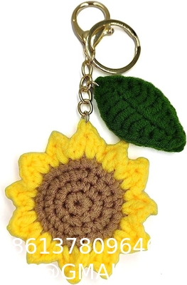 Crochet Plush Keychain - Keychain Accessory Handmade Bag Charm Key Chain Car Keyring Charm Handbag Bag Purse Pendant