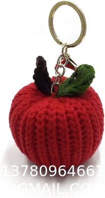 Crochet Plush Keychain - Keychain Accessory Handmade Bag Charm Key Chain Car Keyring Charm Handbag Bag Purse Pendant