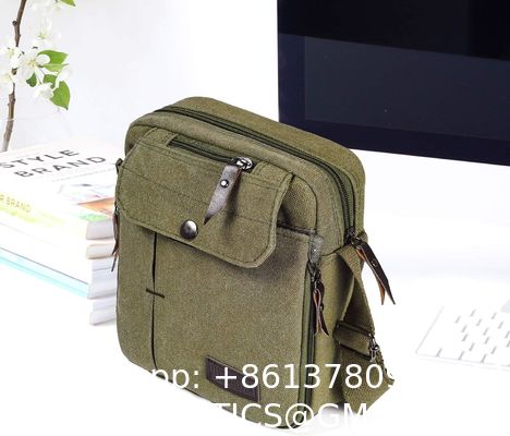Outdoor ornaments Canvas Storage Bag, Men'S Canvas Small Messenger Bag Casual Shoulder Bag Chest Bag Travel Carry Bag