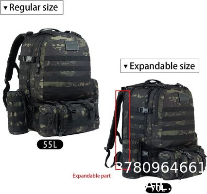 ornaments Backpack, Tactical, Large Molle Assault Pack ornaments Tactical Army Camping Hiking Trekking