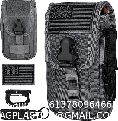 Tactical Cell Phone Holster Pouch, Tactical Smartphone Pouches Cellphone Case Molle Gadget Bag Molle Attachment Belt