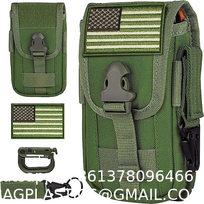 Tactical Cell Phone Holster Pouch, Tactical Smartphone Pouches Cellphone Case Molle Gadget Bag Molle Attachment Belt