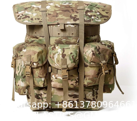 Hiking Waterproof Army Waist Rucksack, Military Pack Army Survival Combat Rucksack Backpack