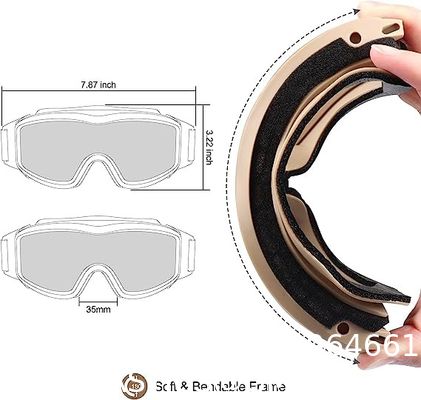 Tactical Airsoft Goggles Anti Fog ornaments Glasses, Ballistic Safety Goggles For Accessories Hunting