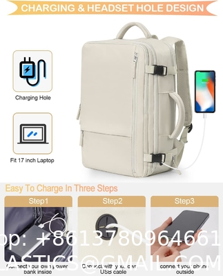 Travel Backpack Flight Airline Approved, Personal Item Bag For Women, Laptop Backpack, Waterproof Sports Casua