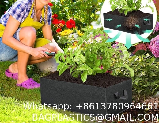 Fabric Raised Garden Bed 6x3x1ft Garden Grow Bed Bags for Growing Herbs, Flowers and Vegetables 128 Gallon