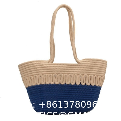 Straw Tote Bag for Women Handwoven Cotton Straw Shoulder Bag Crochet Tassel Beach Bohemian Purse for Women