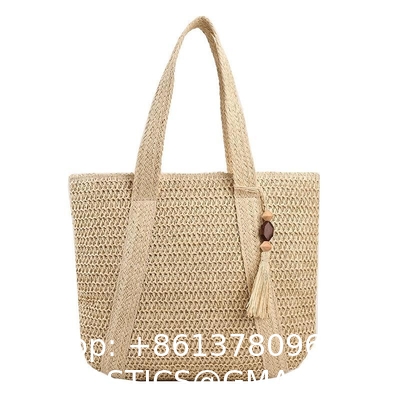 Straw Bags for Women Summer Beach Woven Tote Hobo Handbag Casual Straw Shoulder Bags for Travel Vocation